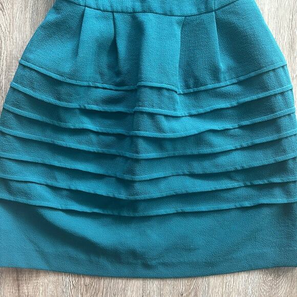 Madewell Fit & Flare Emerald Green Dress Size 2 Holiday Pockets - Picture 2 of 6